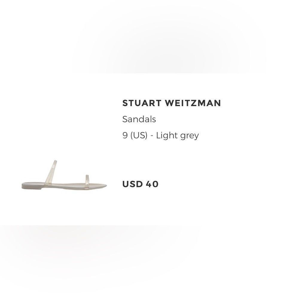 Stuart Weitzman clear sandals - Picture 5 of 9